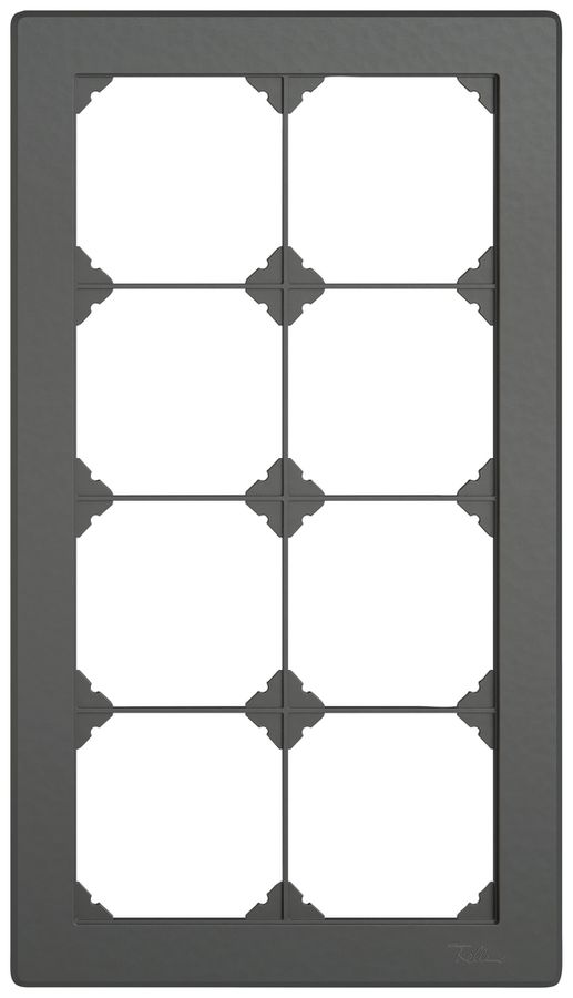 UP-Abdeckrahmen EDIZIO.liv SNAPFIX® 4×2/2×4 156×276mm dgu