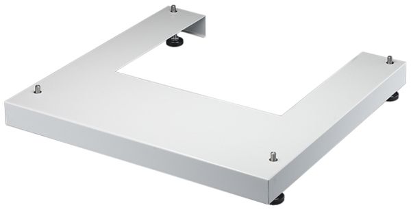 Socle Rittal DK 7507.755 700×50×700mm complet pour FlatBox acier gris