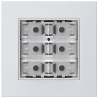 UP-Taster KNX KPR f.6×Tasten 6×Betätigungspunkte LED weiss