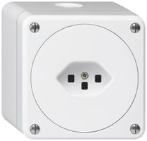 Prise AP robusto type 23 blanc sans clapet