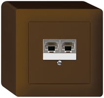 AP-Dose kallysto 2×RJ45s getrennt braun