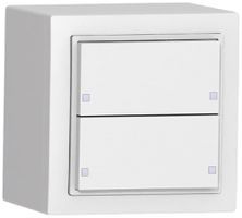 Senseur poussoir AP SIDUS KNX Design 2/4, blanc
