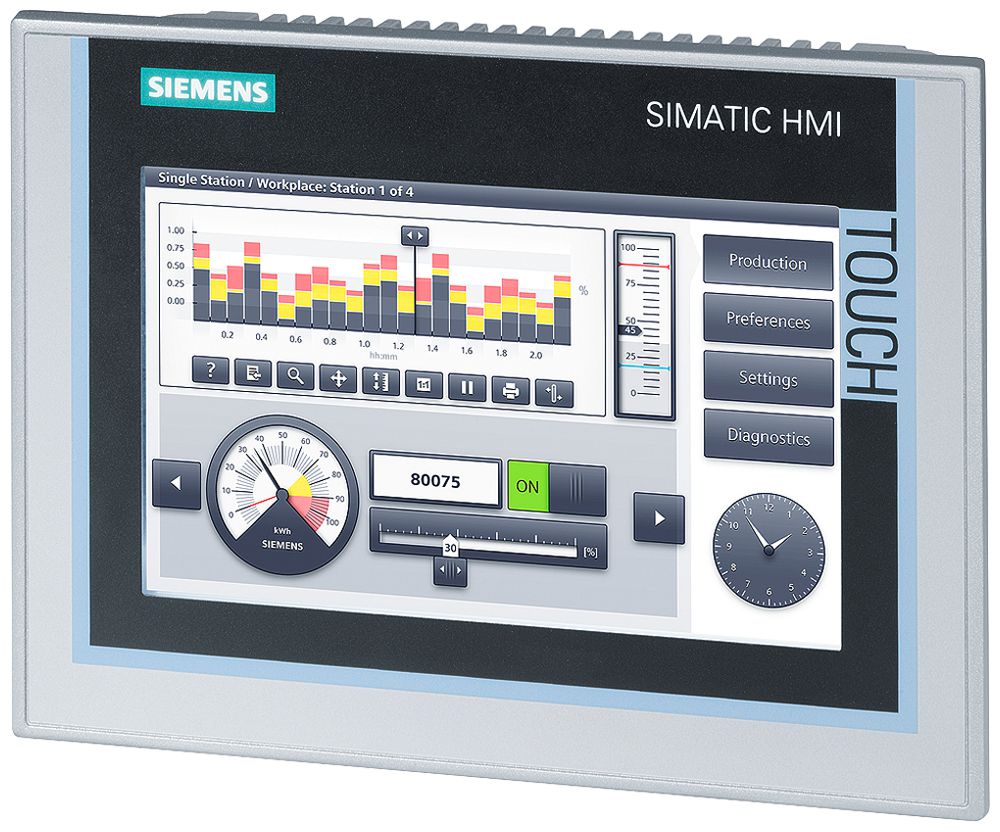 EB-SPS-Touchpanel 7" Siemens SIMATIC HMI TP700 Comfort 24VDC, TFT