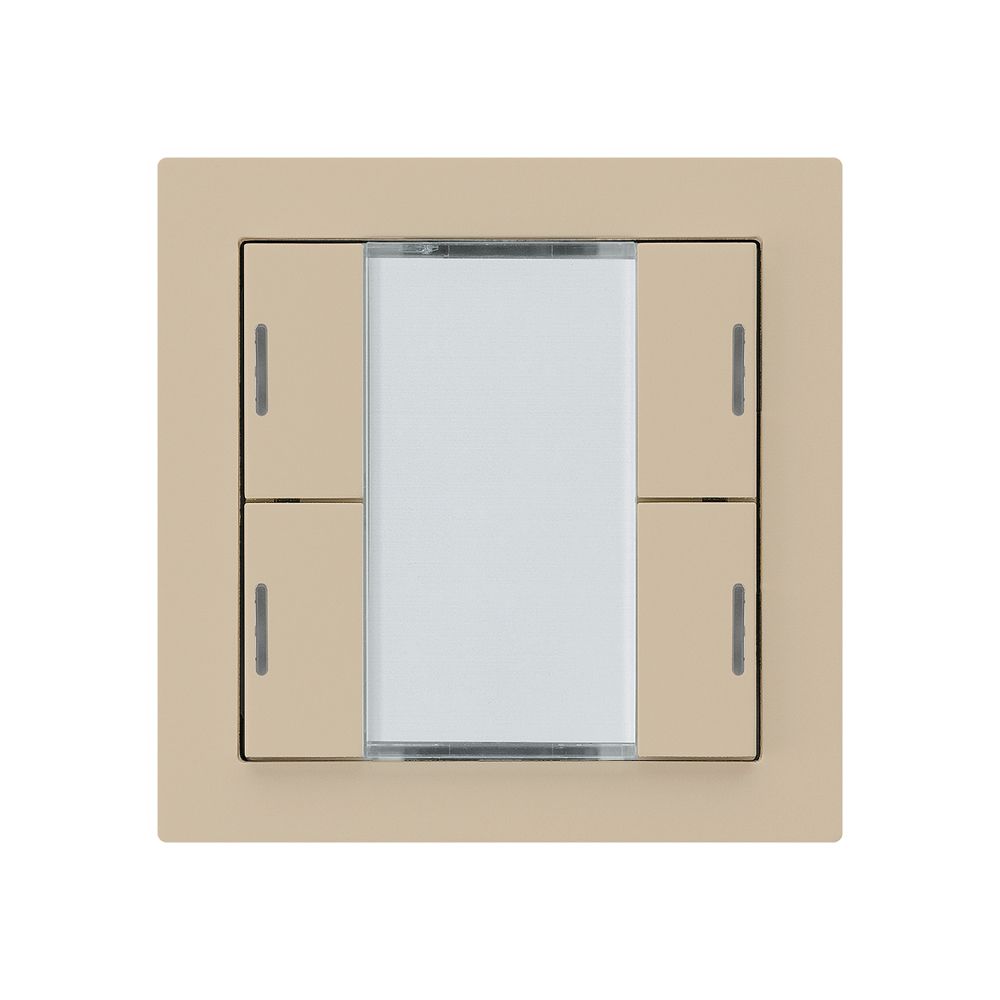 UP-Taster kallysto A KNX 4× RGB LED s/e-link beige