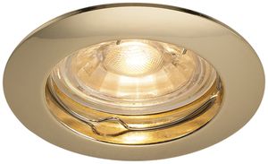 EB-Deckenleuchte SLV PIKA QPAR51, GU10 starr IP20 Messing