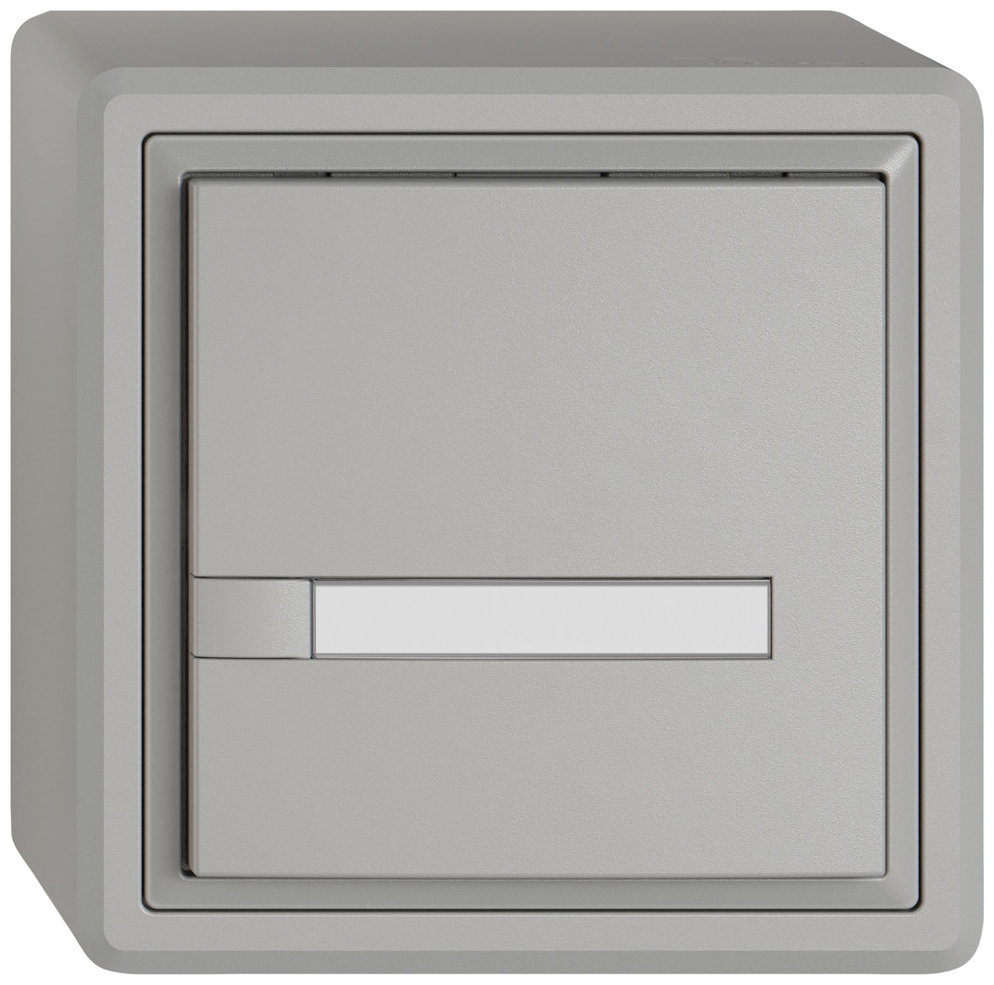 AP-Universaltaster EDIZIO.liv UNI SNAPFIX® o.LED 1× 1-Tbed.Pap.hgu