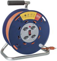 Kabelrolle STERO LOOP Gr.1 4×T13 50m TD3×1mm² blau/grün