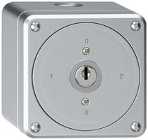 AP-Schlüsselschalter robusto ohne Klappdeckel 2/1P aluminium
