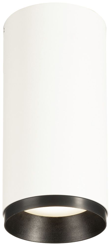 LED-Deckenleuchte SLV NUMINOS M DALI 20W 2120lm 4000K 36° Ø85×185mm weiss