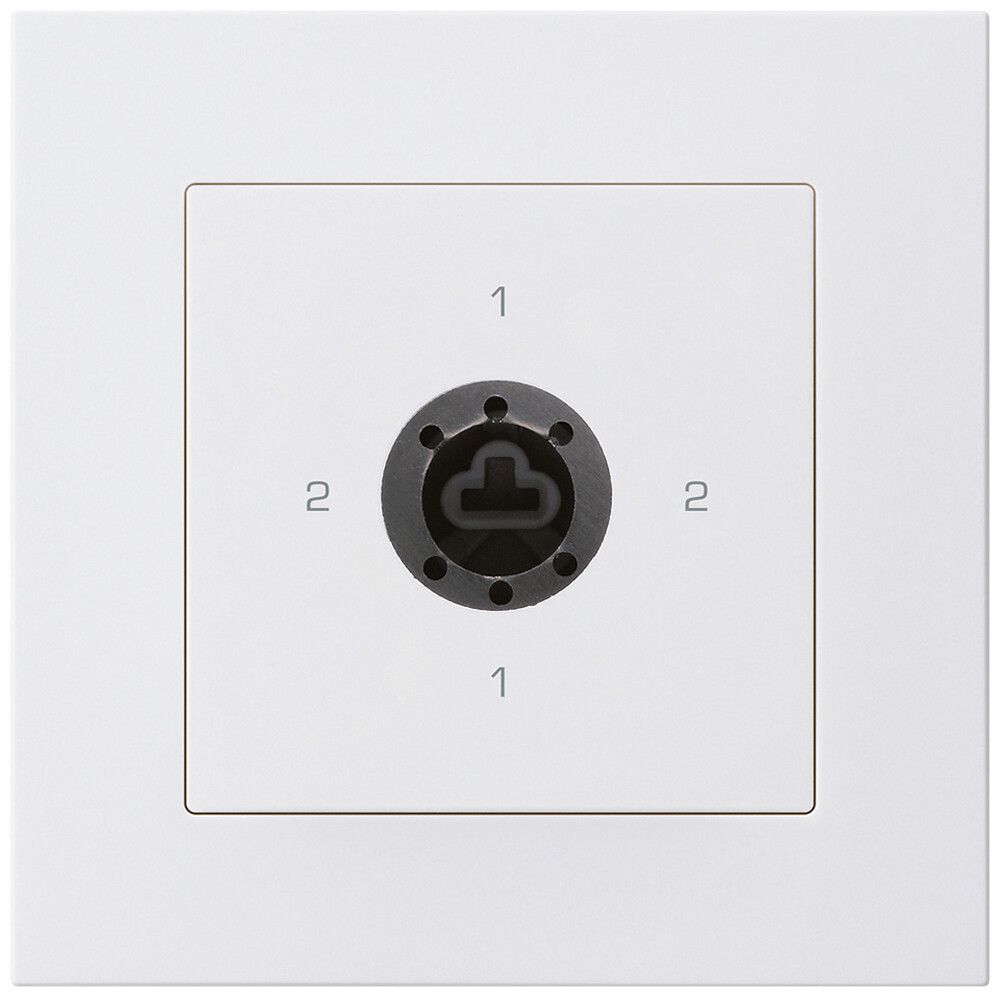 Interrupteur rotatif ENC kallysto.pro 3/1L blanc serrure sûreté s.cylindre