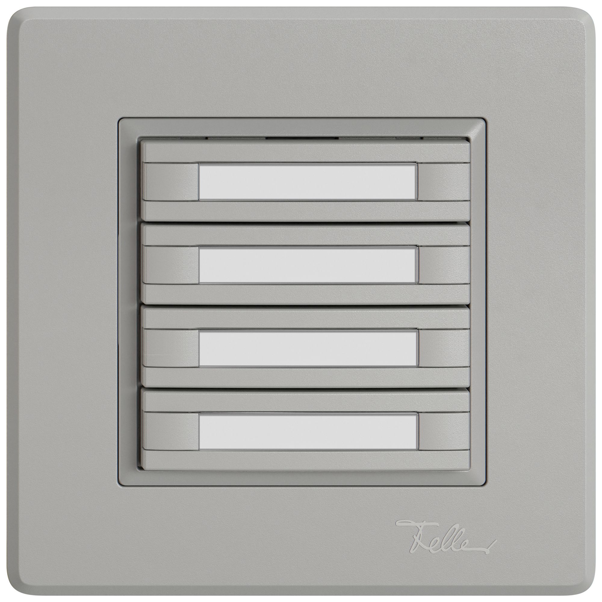 Pulsante KNX RGB INC EDIZIO.liv SNAPFIX® sensore temp.s.LED targ.8× com.1T grc