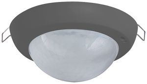 EB-Präsenzmelder SWISSLUX PD4N-KNXs-DX-DE 360° dunkelgrau