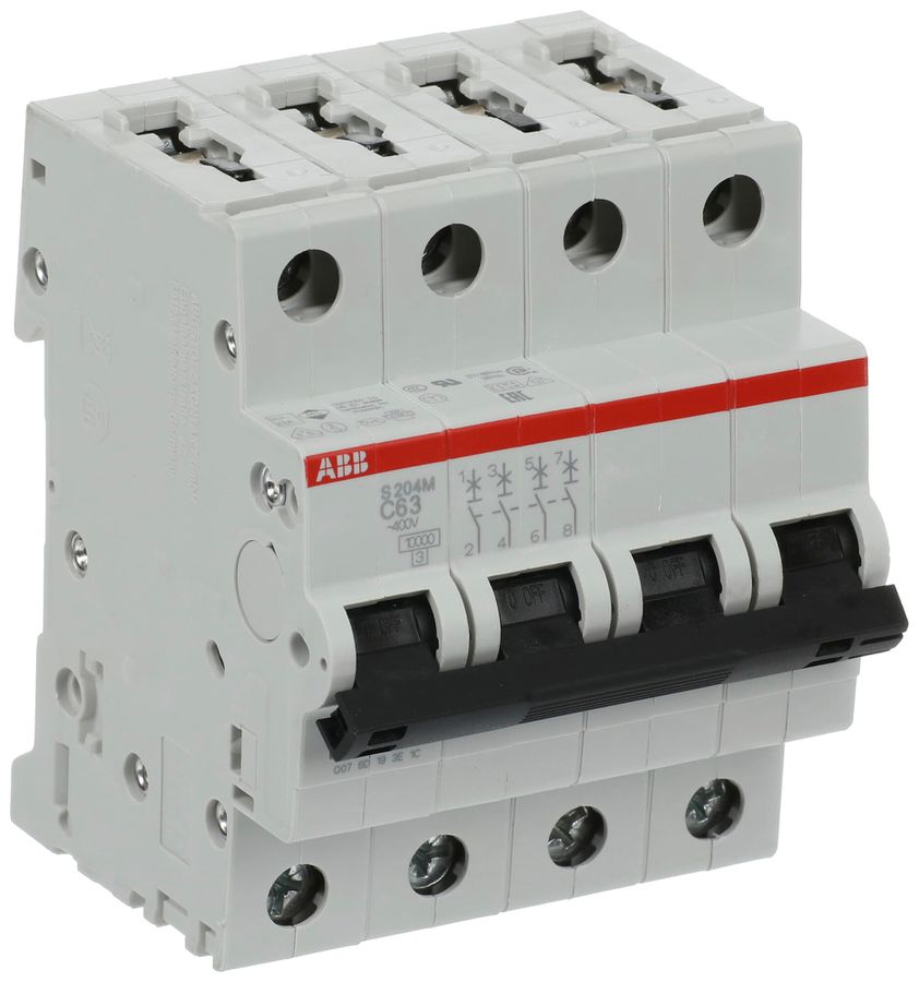 Leitungsschutzschalter ABB S204M-C63 63A C 10kA