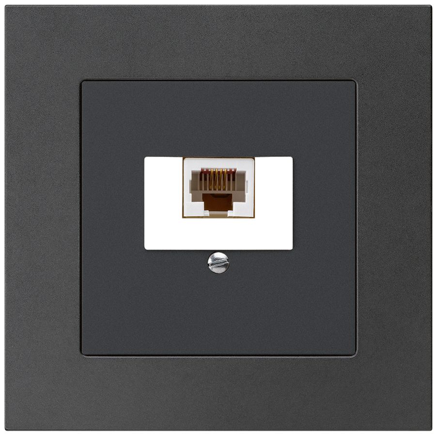 UP-Anschlussdose kallysto.pro 1×RJ45u schwarz