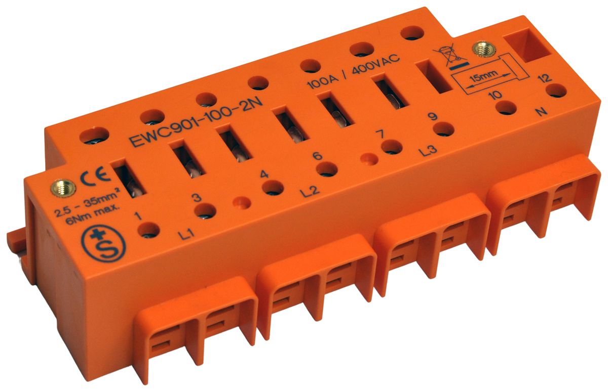 Zähleranschlussklemme 100A Anschlussquerschnitt 2.5…35mm²