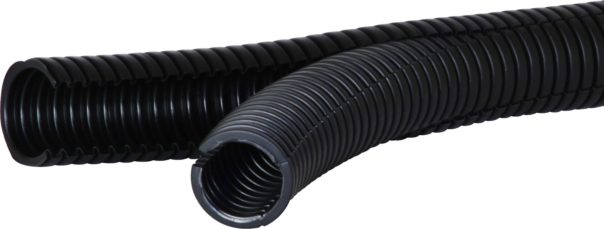 Kunststoffschlauch Duplex 37mm schwarz