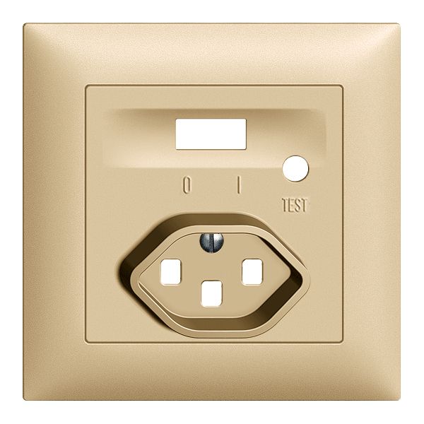 Kit frontal EDIZIOdue pour prise FI sand