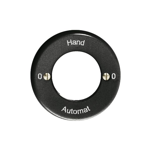 Kit front. 0-Hand-0-Automat nero per interr.rotativo a chiave