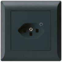 Presa INC Hager kallysto.line 1×T23 illuminato C nero