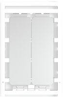 Marqueur d'appareil Weidmüller MultiCard CC 85×27mm PA66 blanc