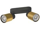 Spot SLV PURI 2.0 Tube CW GU10 2×6W VAR 150×42×138mm noir/or