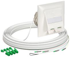 FTTH-Kabelabrollbox AGRO OTO E3S UP-Kit 2×SC 3mm 10m weiss Bca