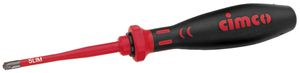 Kreuzschraubenzieher CIMCO Kombi-Profil SLIM PZ1×100mm, VDE, 10 000V