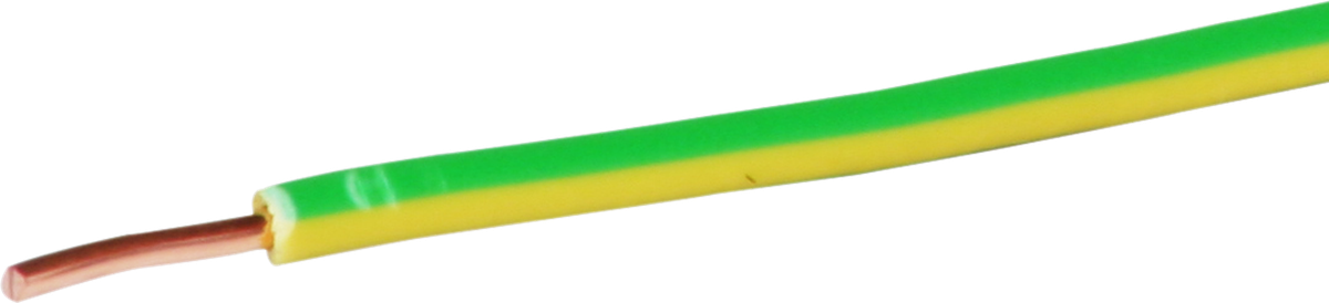 T-Draht halogenfrei FR 1.5mm² grün-gelb Eca