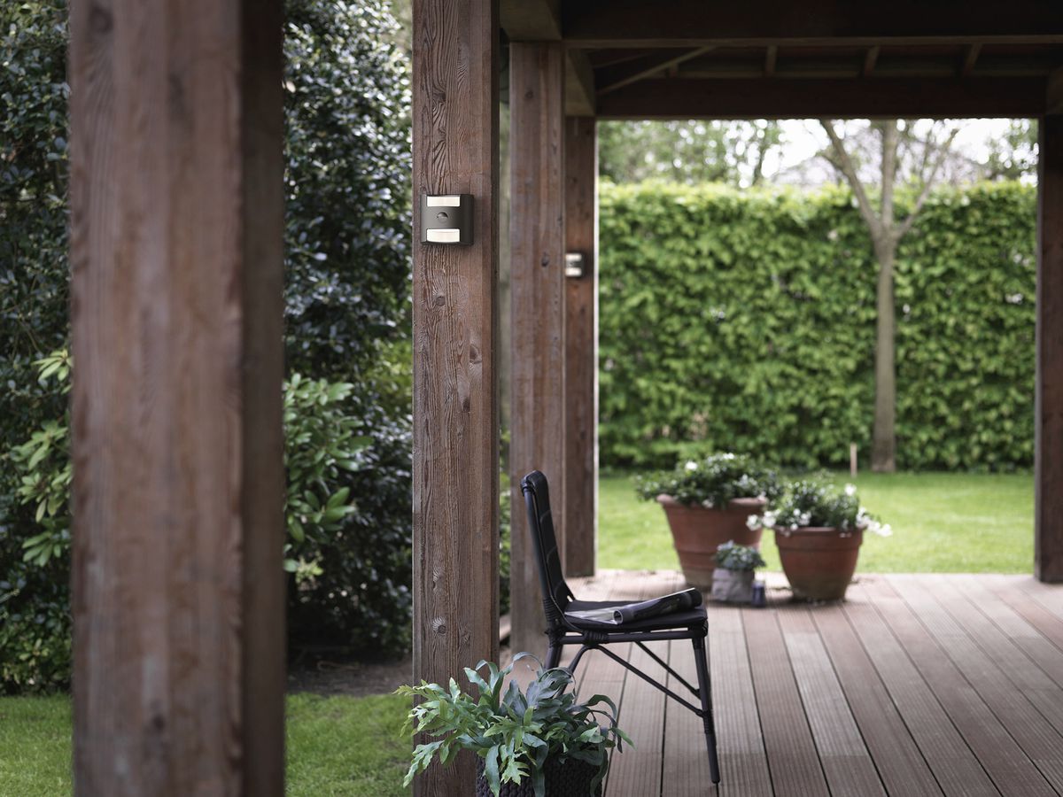 Applique LED Grass PIR 9W 2700K 800lm IP44 anthracite