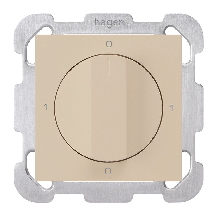 Interruttore rotativo INC kallysto 0/3L beige con manopola