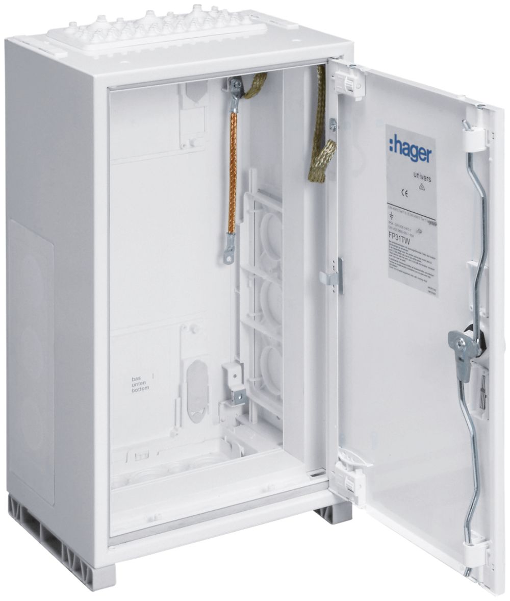 Armoire murale Hager univers avec porte CP I IP54 800×650×205mm