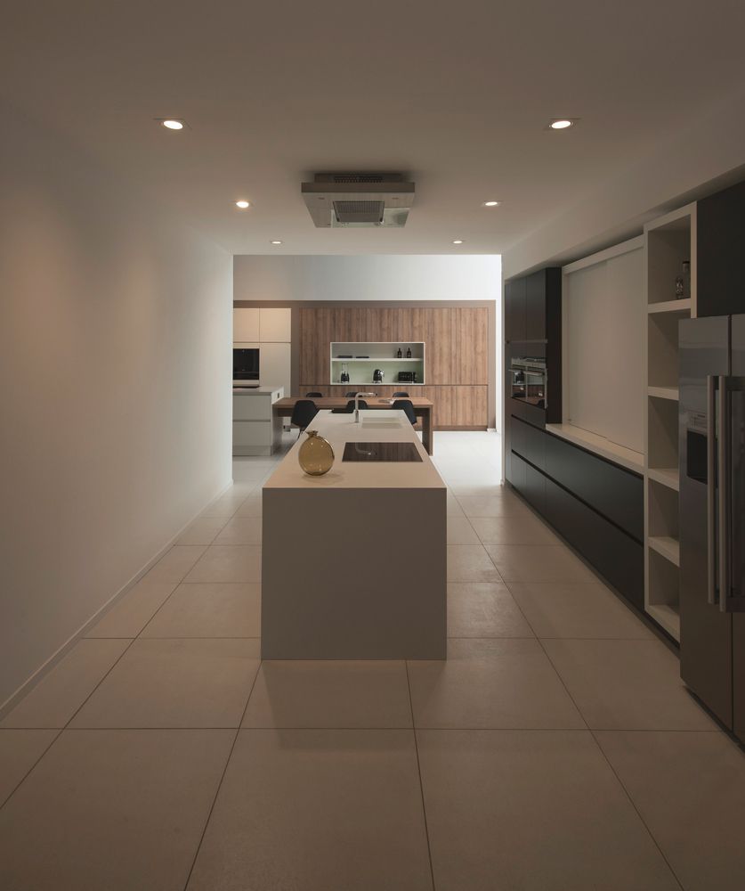 Einbaurahmen SLV NEW TRIA 95 Aluminium 110×110×26mm weiss