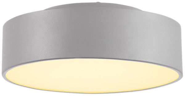 LED-Deckenleuchte SLV MEDO 30, 12W 1200lm 3000K IP20 silbergrau
