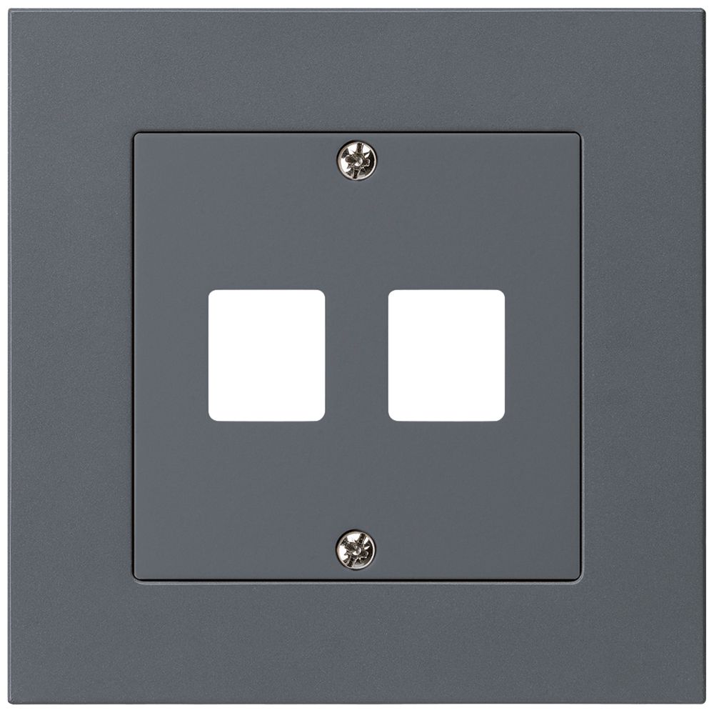 UP-Frontset HMS kallysto.pro für 2 Module anthrazit