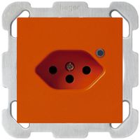 Presa INC Hager kallysto 1×T13 illuminato B arancione
