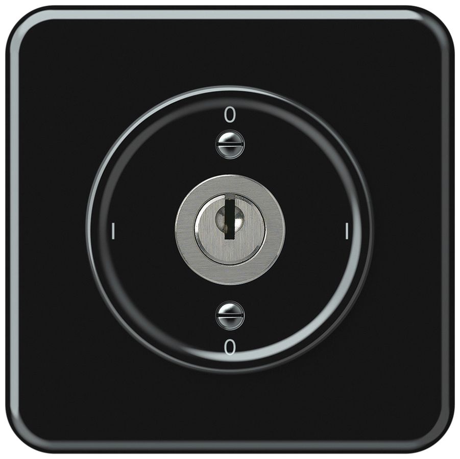Interruttore a chiave INC origin interruttore 0/3L 16A 250V 0-I-0-I 92×92mm nero
