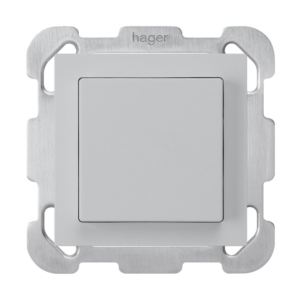 Variateur de lumière ENC BT 25…500VA gris clair KAL, coupure de phase ascendante