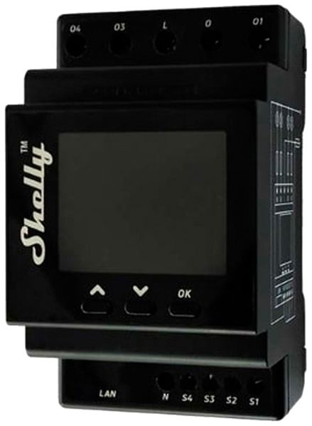 Attuatore-commutatore RF AMD Shelly Pro 4PM Bt/Wi-Fi 4can 110…240V 3UM