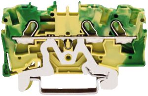 Durchgangsklemme WAGO TOPJOB S 4mm² 3L grün/gelb Serie 2004