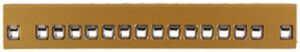 Klemmenleiste Weidmüller MK Schraubanschluss 2.5mm² 400V 24A 16L 17mm gelb