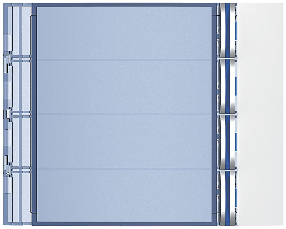 Frontblende mit 4 Tasten für Ruftastenmodul 4 Tasten Sfera weiss