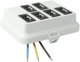 Frontteil AGRO, in: 3P H07V-U, out: 6×3P sw L1, WAGO