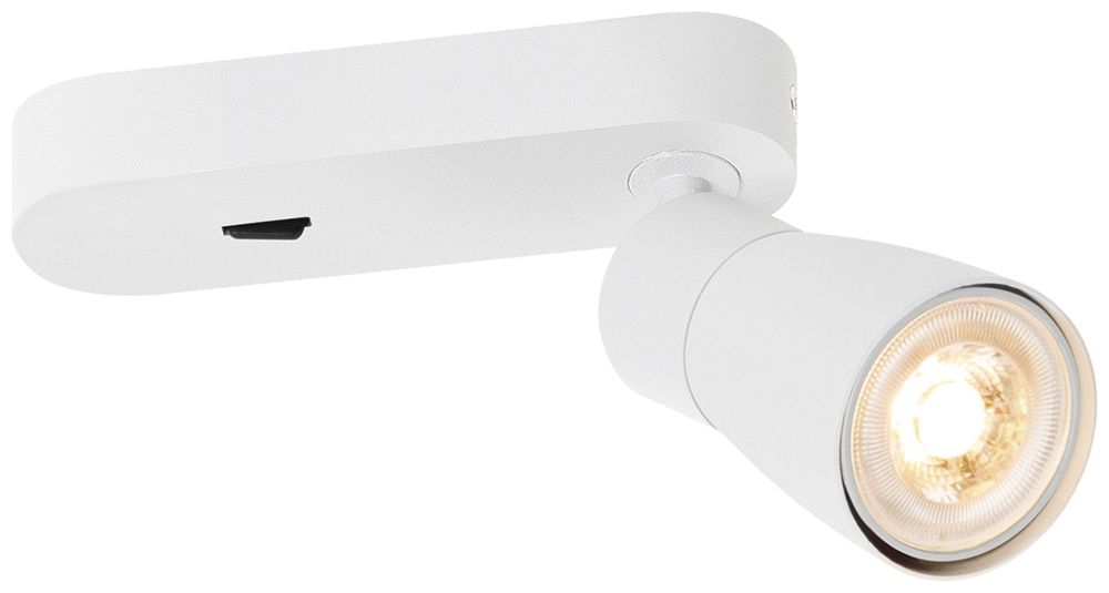 Spot SLV PURI 2.0 Dome CW GU10 1×6W VAR Ø55×150×87mm blanc