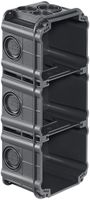 Boîte ENC HSB Basic pour béton 3×1, 188×70×52 mm