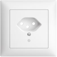 Kit frontal ENC EDIZIOdue blanc 88×88mm T13, lentille,