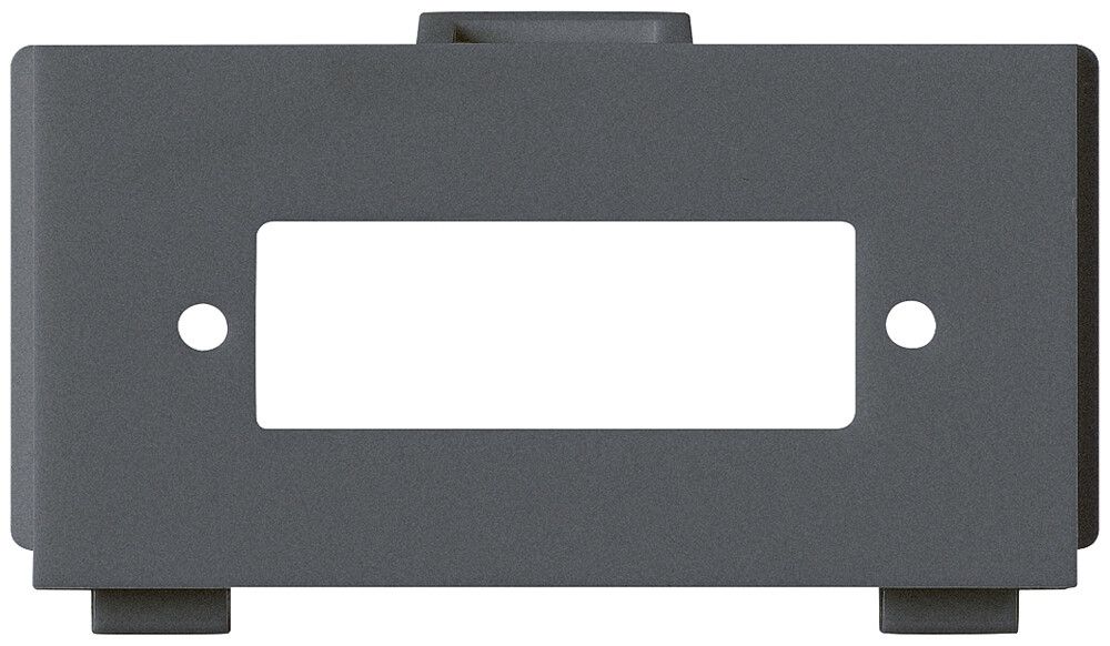 Modulo multimedia M3 FO vuoto per 1 SC Duplex antracite