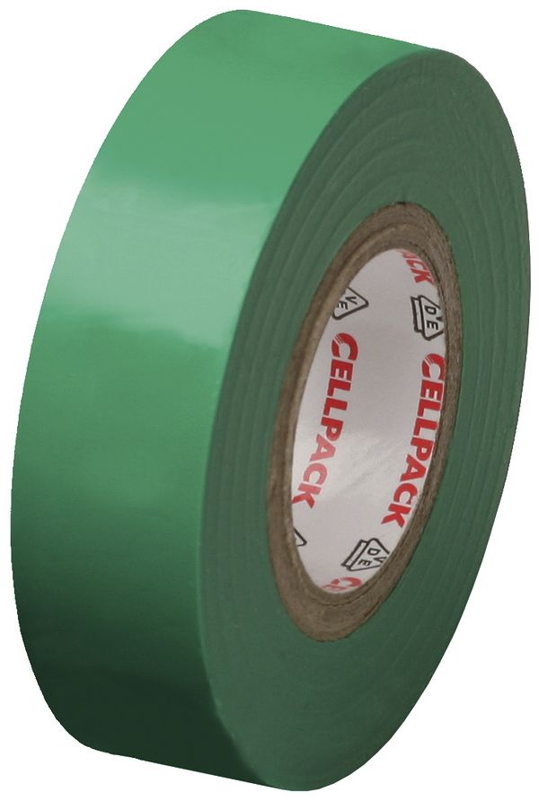 Isolierband Cellpack 128 15mm×10m grün