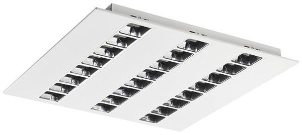 EB-LED-Deckenleuchte Sylvania OPTIX 625 ALU 26W 3600lm 4000K weiss