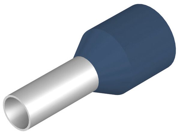 Estremità di cavo Weidmüller H isolata 2.5mm² 6mm blu sciolto