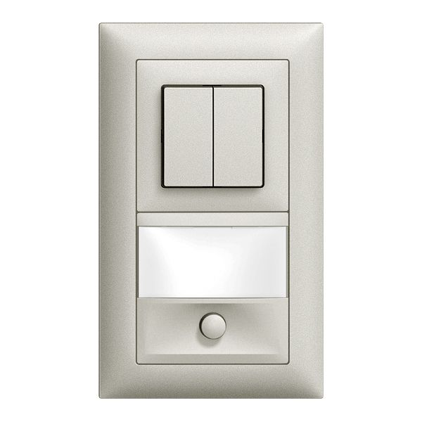 Combinaison ENC EDIZIOdue 1/1P+sonnerie gris clair